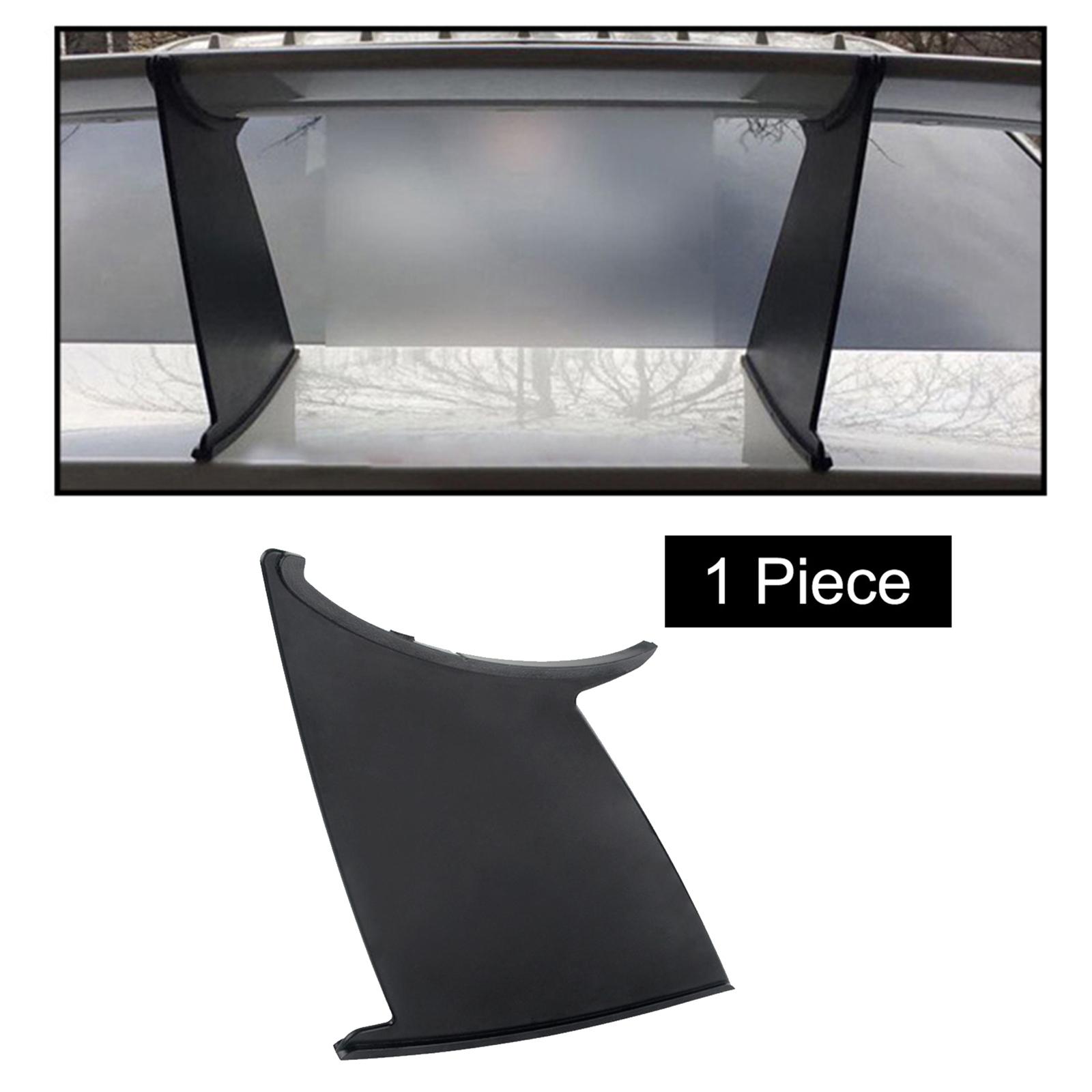 Car Rear Spoiler Wing Stabilizer Spoiler Wing Fit for Impreza Sti Sedan 2011-2014 Wing Stabilizer Support Rally Black