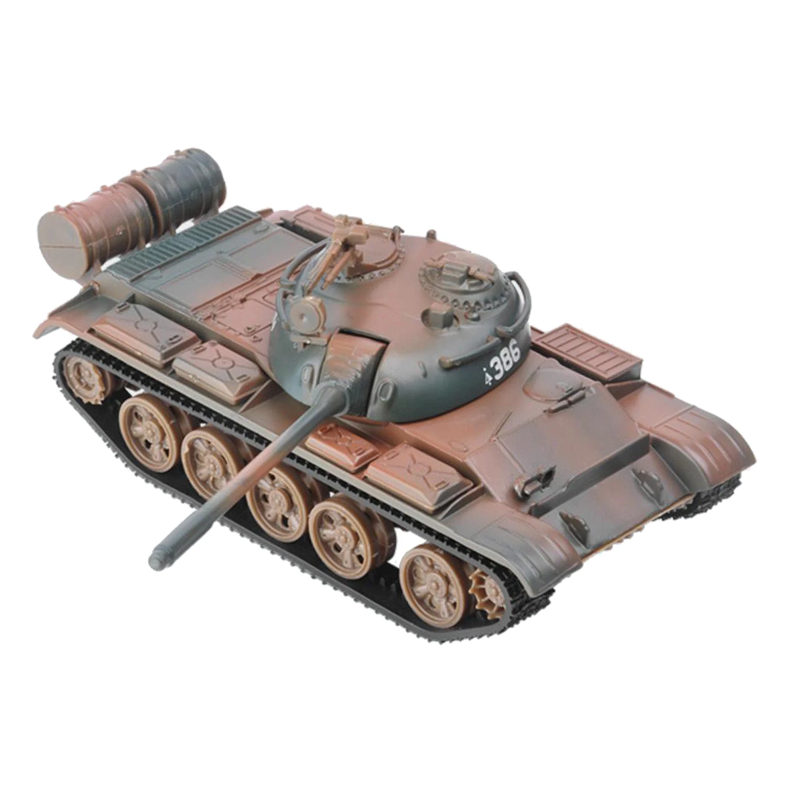 Detailed Alloy 1:43 T-55 Tank Model Building Kit Simulation 3D Puzzles DIY Toys for Adults Kids