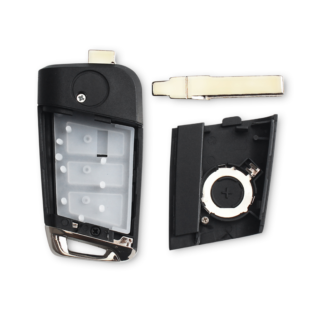 KEYYOU Für Volkswagen VW Polo Passat B5 Golf MK5 Käfer Geändert Flip Remote Key Shell Fob 3 Tasten Ersatz Auto Schlüssel Abdeckung – Detail 6