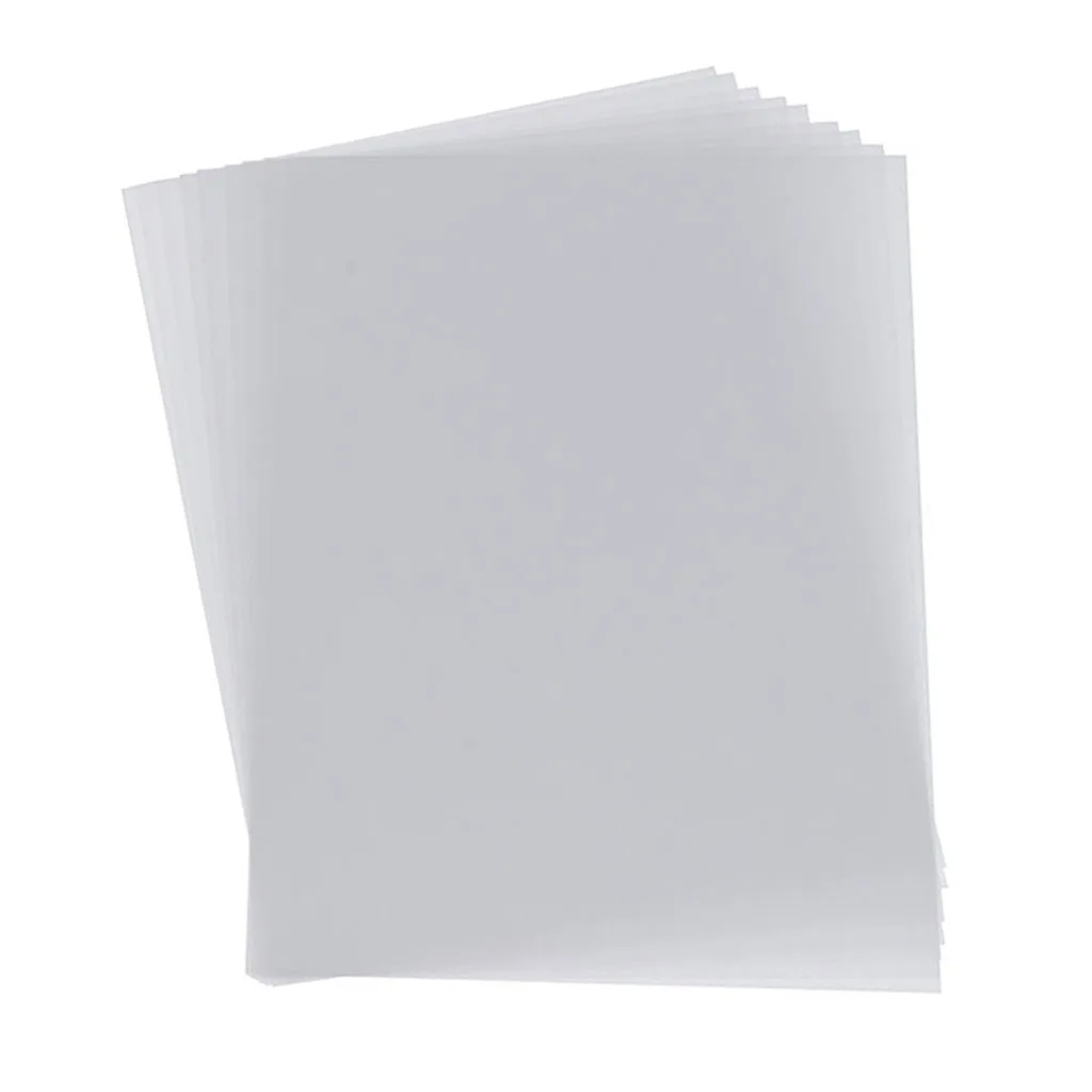 10 semi-transparent shrink film sheets of Craft Fine Polish shrink paper