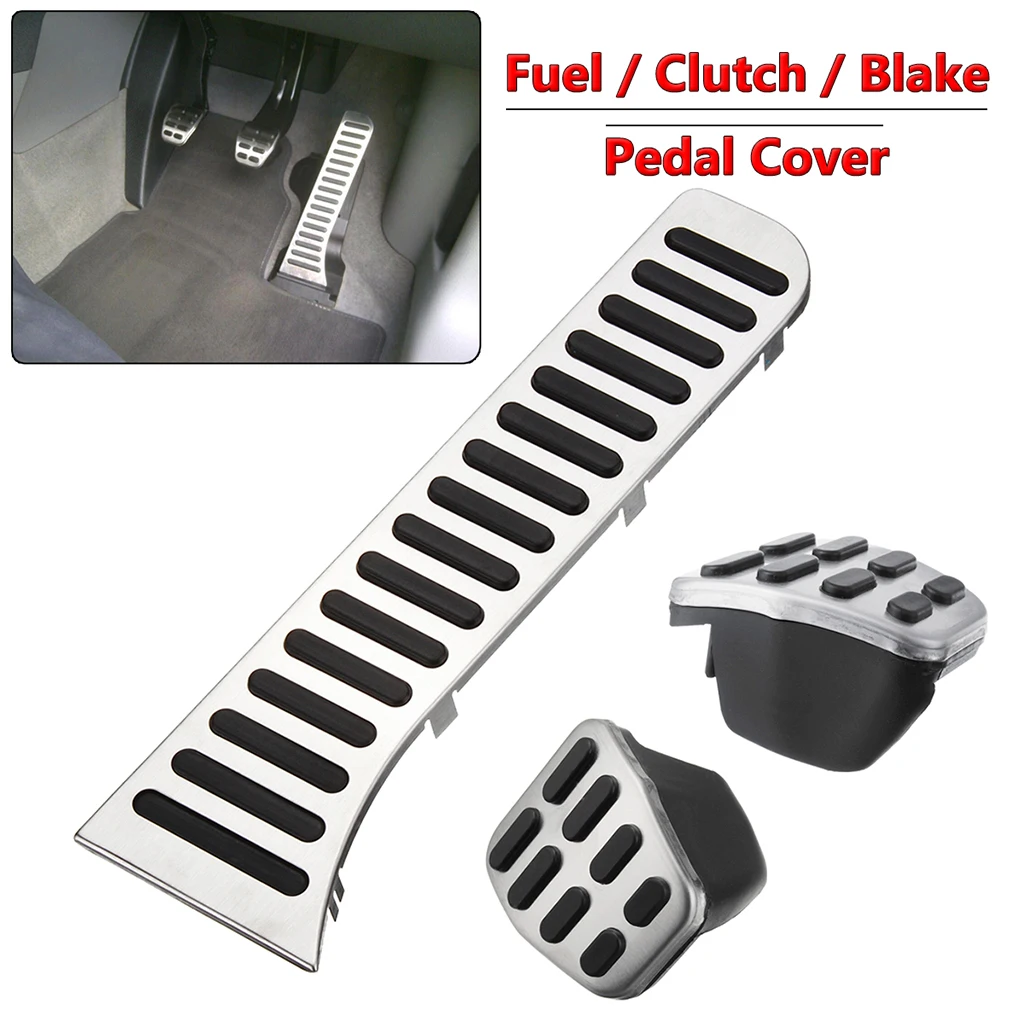 Brake Gas Accelerate Pedal Footrest Cover Fits for VW GOLF MK5 MK6/Jetta MK5 MK6 CC Scirocco B6