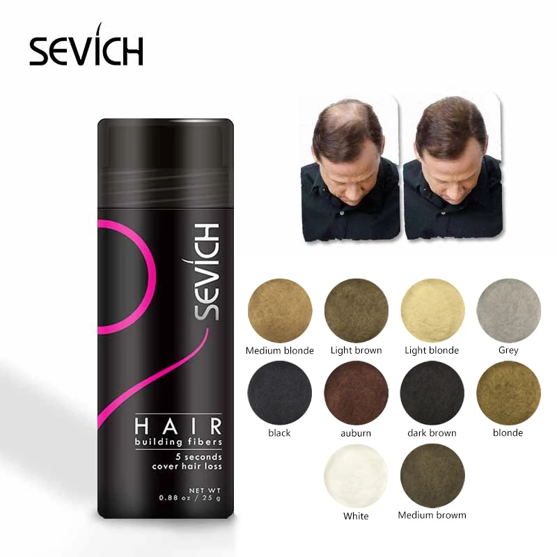 Best of Sevich 25g Hair Building Fibers Powder Hair Loss Products Bald Extension Thicken Hair Spray Jar Keratin Reviews & Tips