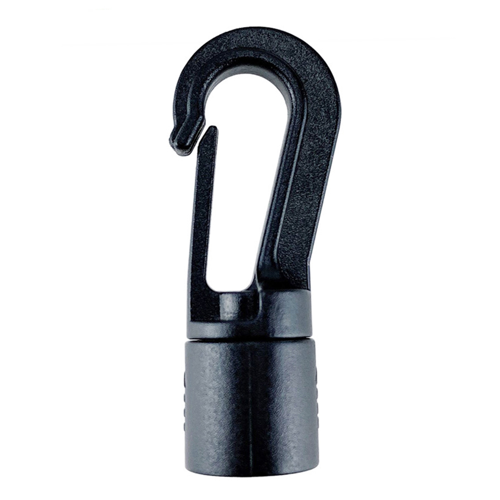 1 Pack Plastic Bungee Shock Cord Hook End for Camping Exercise Boat Kayak Canoe