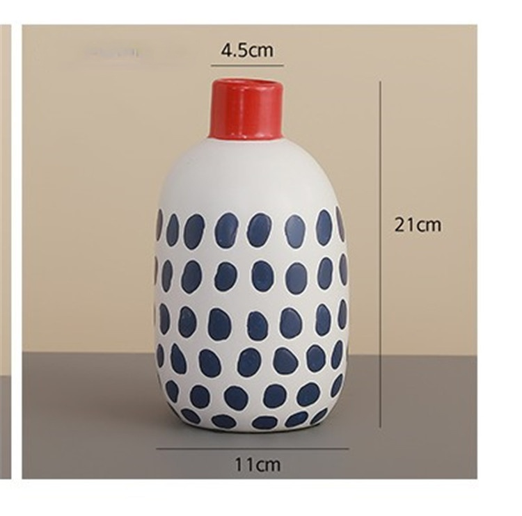 Irregular Modern Ceramic Graffiti Vase