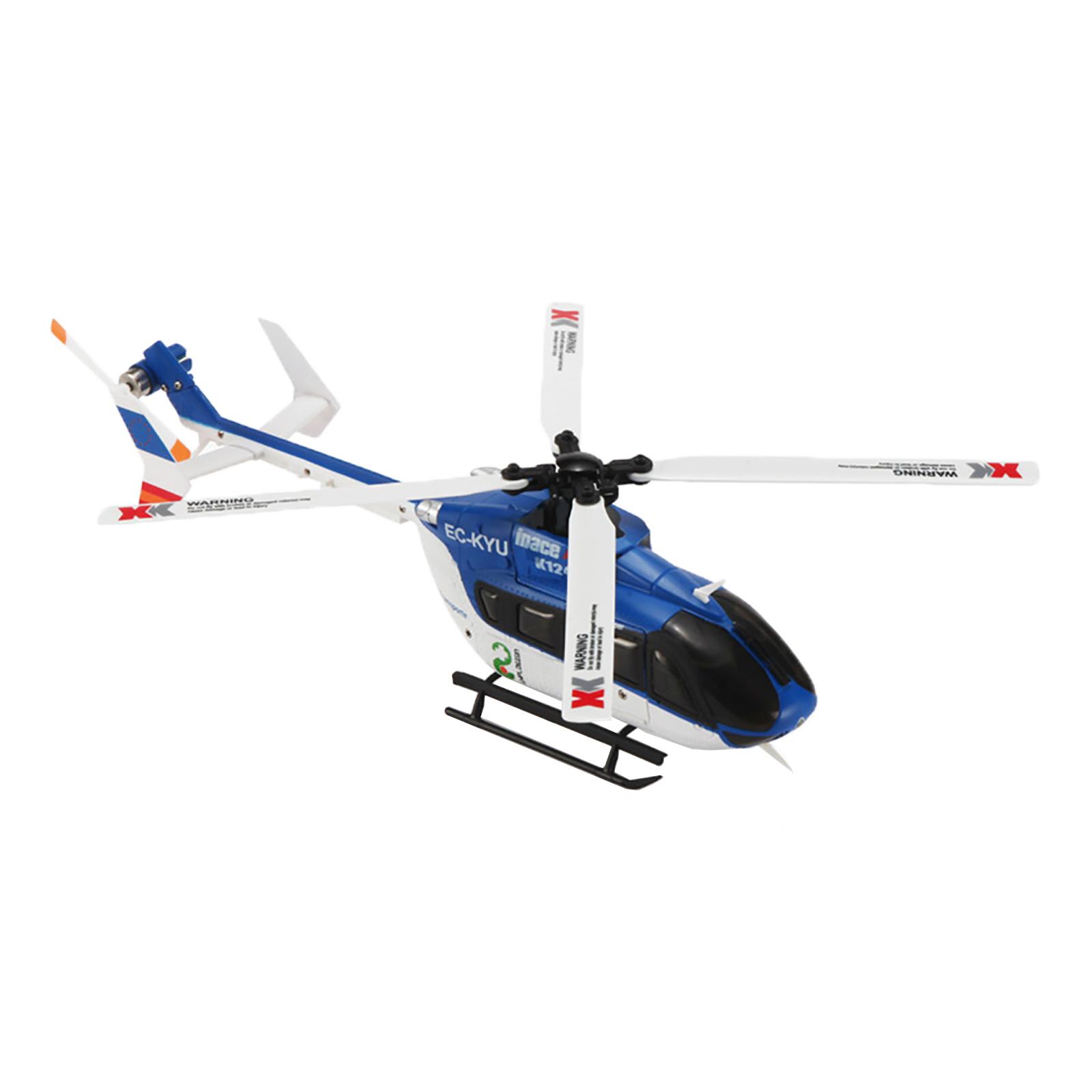 XK 124 Radio-Controlled Helicopte Wltoys 6 CH Combat Battery Powered 3.7V 3D 6G Electric RC Aircraft for Boys Gifts Children