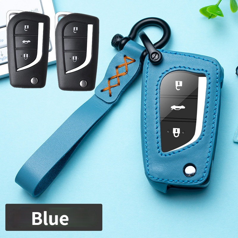 Cover chiave telecomando per Toyota Auris Corolla Reiz Avensis Verso Yaris Aygo Rav4 Scion TC IM 2017 2016 - H557ddf5d5c6443caa05778512e99030dt