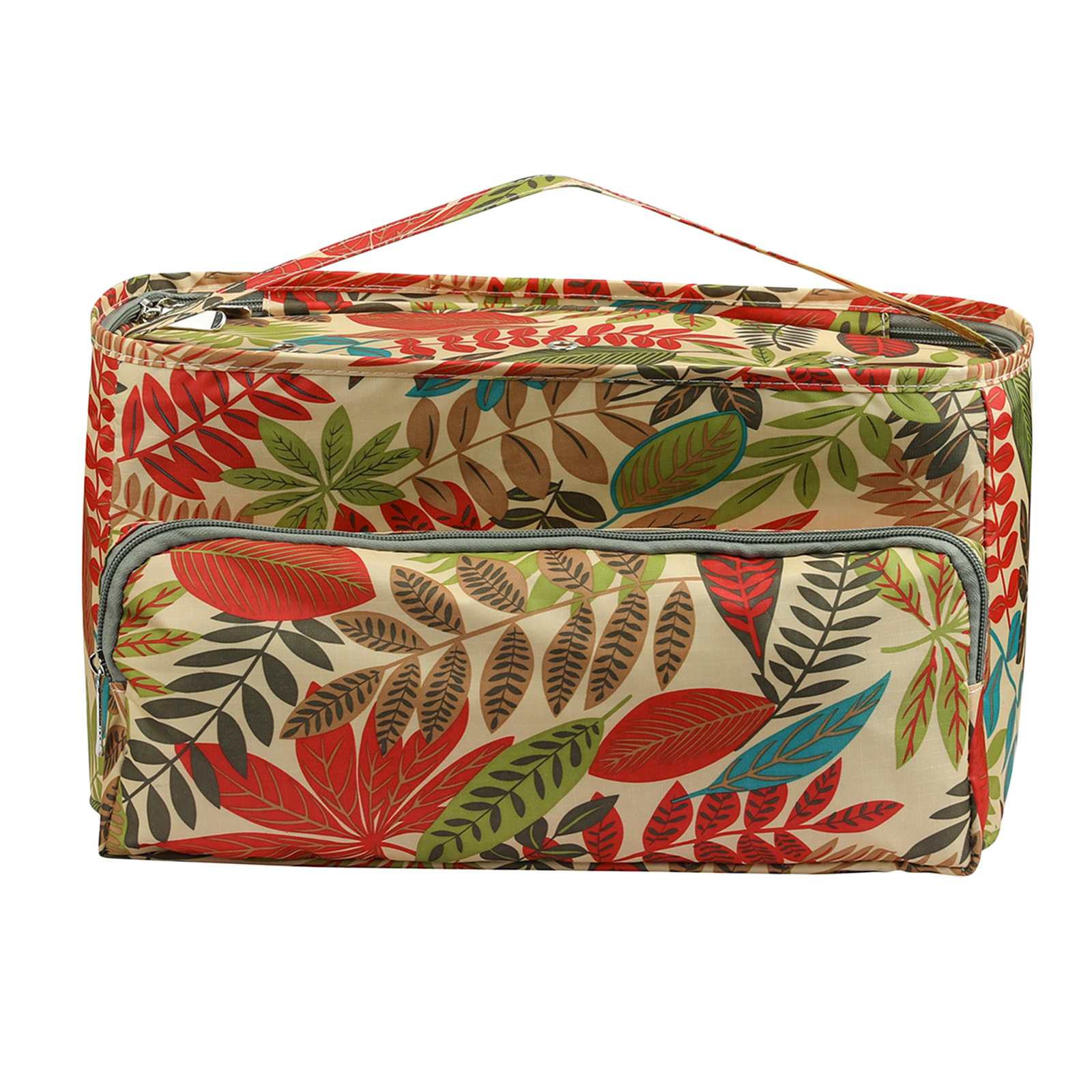 Large Capacity Knitting Bag Tote Bag with Zipper And  for Needles