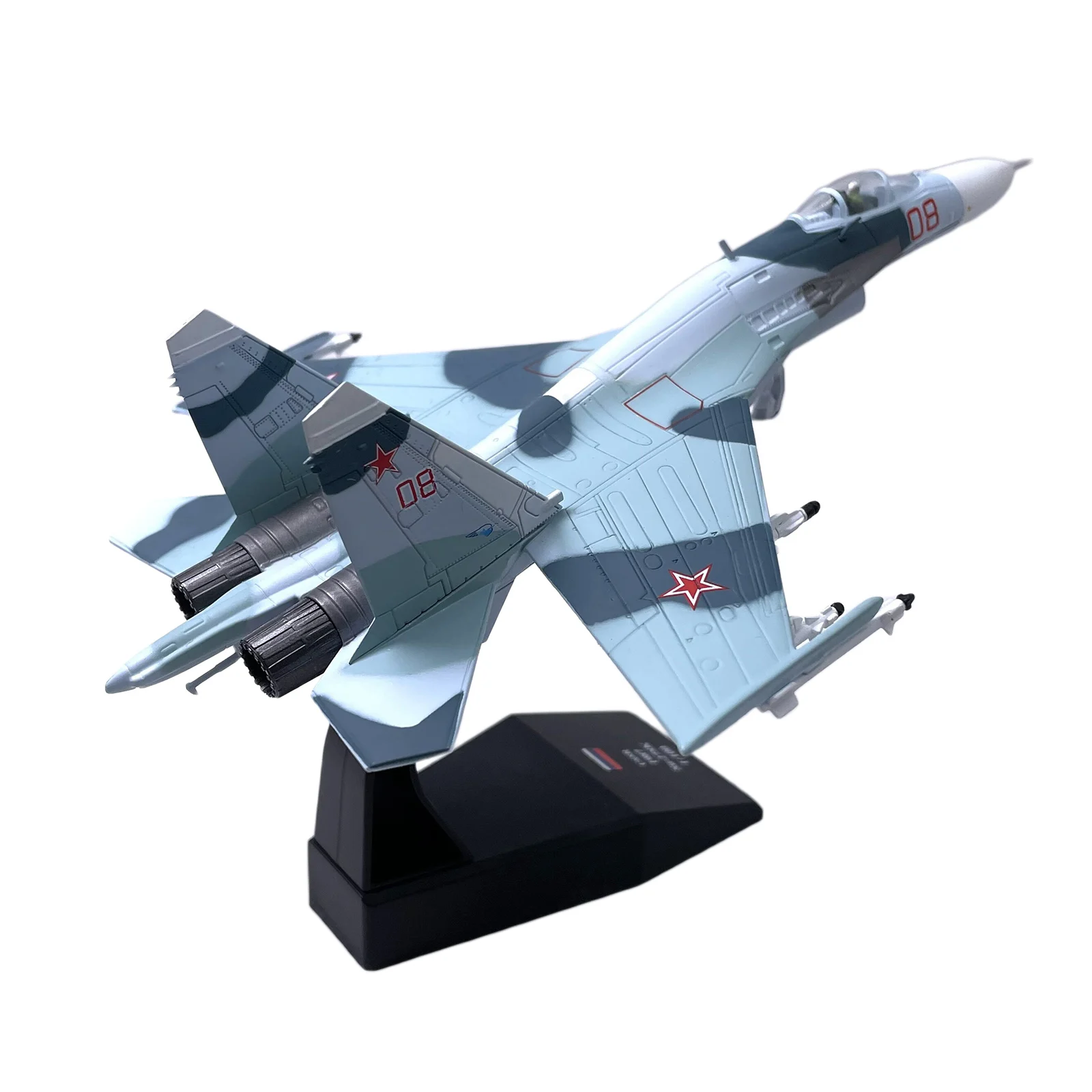 Russian Sukhoi Su-27 Plane Model Airplane Model Aircraft Model 1/100 Scale