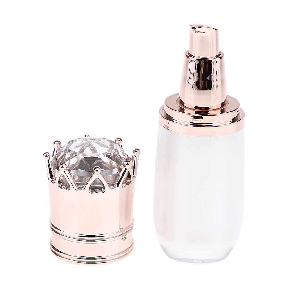 10 ML Empty Cosmetic Pump Bottle, Dispenser Bottle for Liquids, Gel