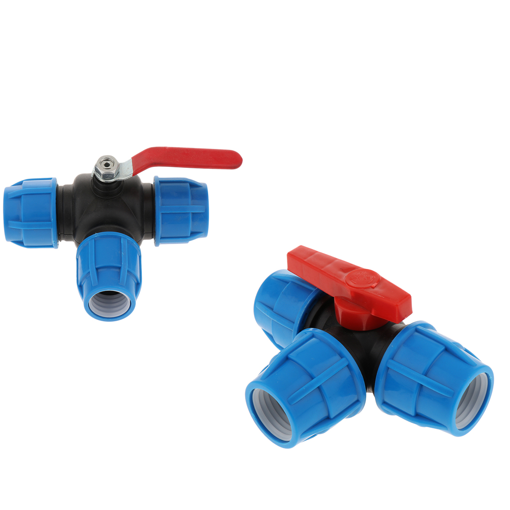 PPR/ PE/ PVC Push Fittings with Valve Tube Tee Union Pneumatic Push in Fitting Pipe Fittings Push Fittings Kit