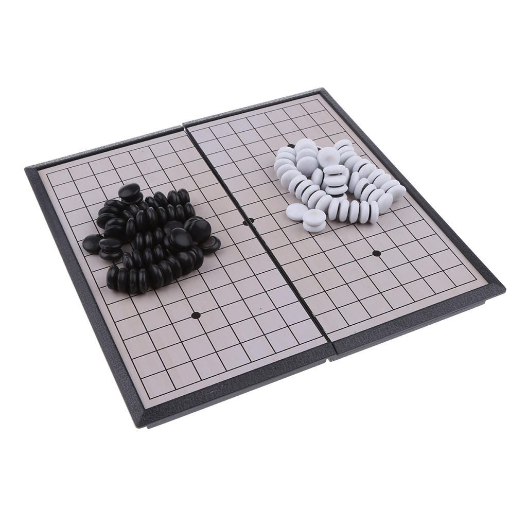 Professional Chinese Class Board Game WeiQi Baduk Toy Chessman Set Folding