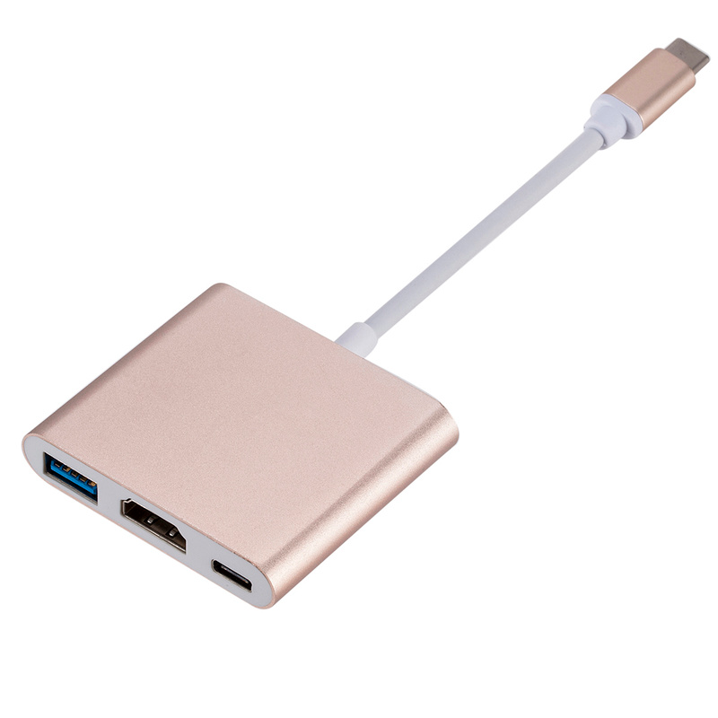 Conversor de Usb Drive com pd para Macbook 3.1 tipo c para Hdmi Compatível com 4k para Samsung Dex com Modo Pro - Air 2022 5 High Quality Computador e Escritório