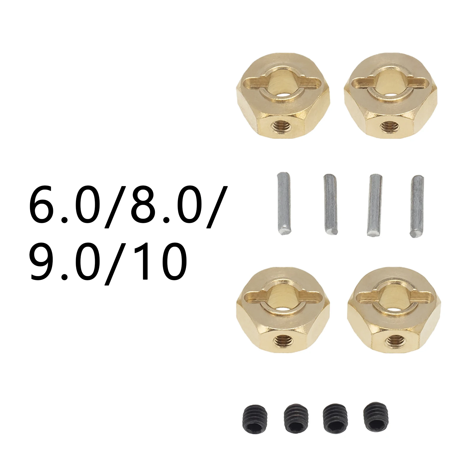 12mm Hex Wheel Hubs Adapters for RC Rock Crawler Model Car Upgrade Parts