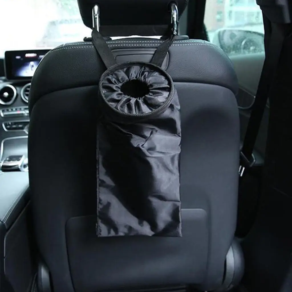 Car Auto Oxford Waterproof Rubbish Can Trash  Bag Portable Universal
