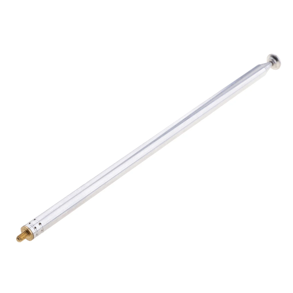 Replacement 973mm 7 Sections Telescopic Antenna Aerial for Radio TV