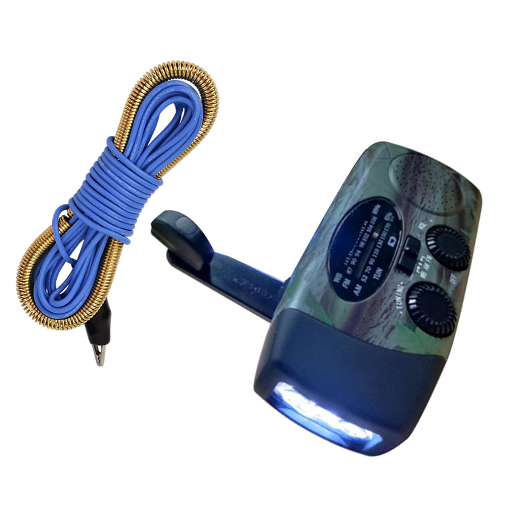 Outdoor Portable NOAA/AM/FM Emergency Radio Hand Crank Solar Dynamo Weather Radio USB Phone Charger
