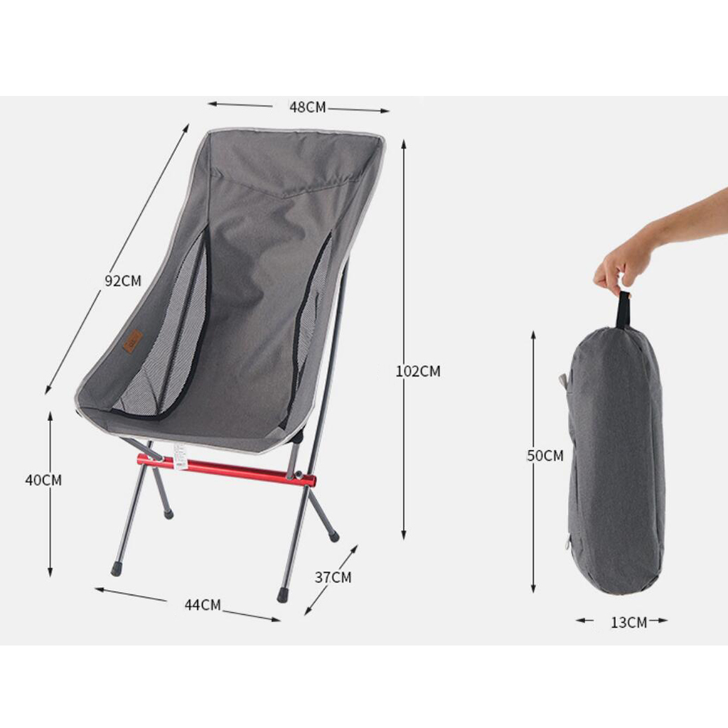 Multi-functional Beach Camping Folding Chairs Fishing Deck Chair for Camping Fishing Backpacking Hiking