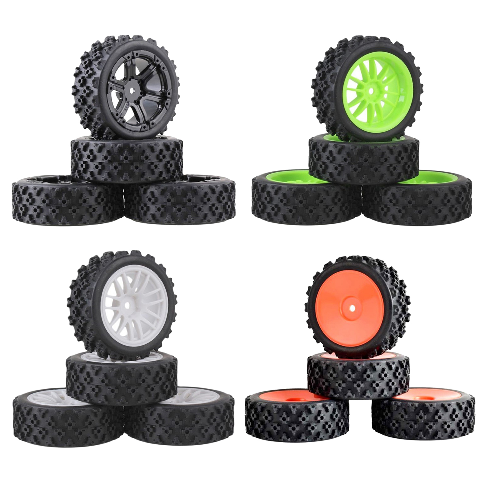 Wheel Rim Rubber Tires Tyres for Wltoys 144001 124019 124018 1:10 1:14 RC Car Parts