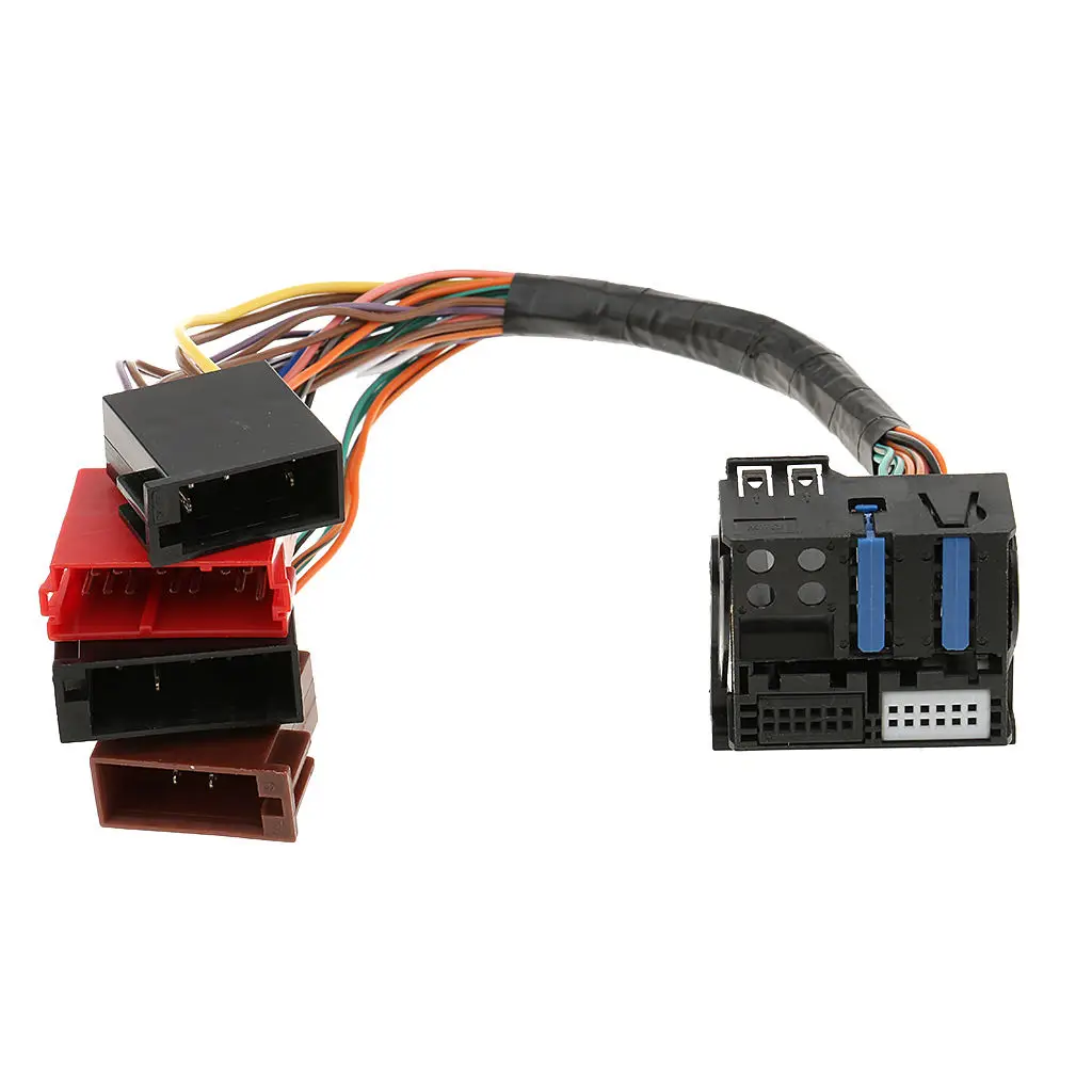 Stereo Wiring Harness Adaptor ISO Lead For VW Audi with  Connection
