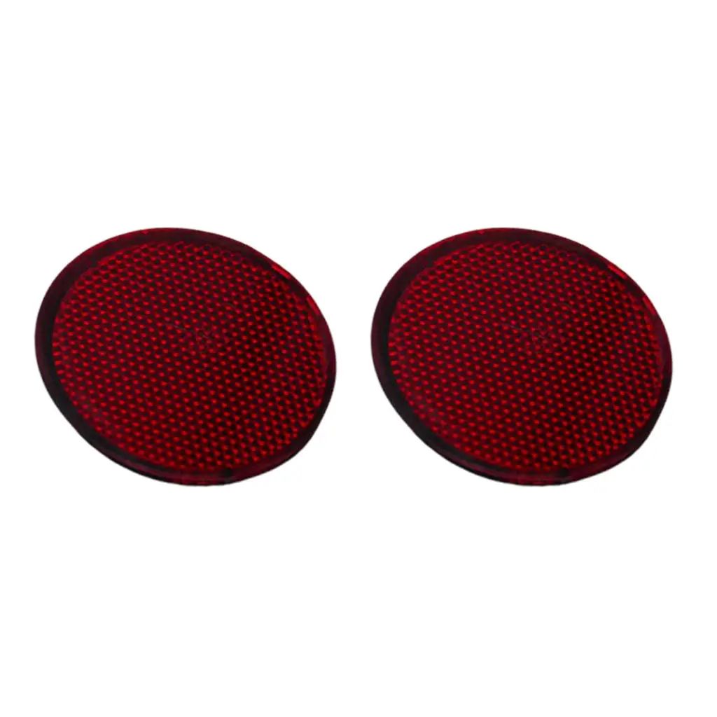 2 Packs Red Rear Round Bumper Reflective Strips for   2007-2015