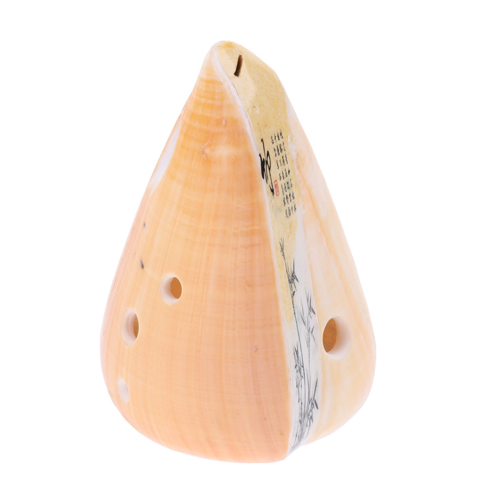 Perfect Tone 8 Holes Ocarina Shell Xun F Key Chinese Traditional Instrument