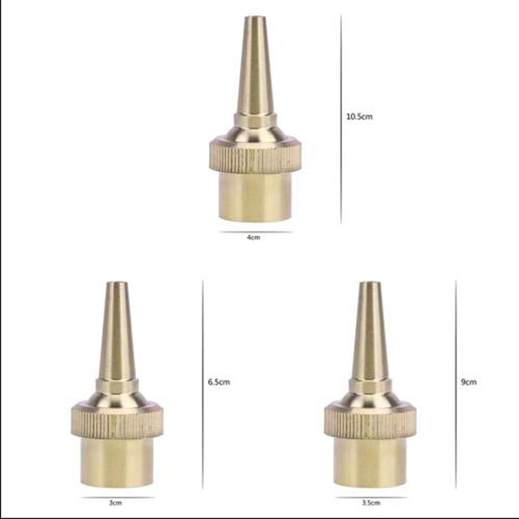 Durable 1/2inch 3/4inch 1inch Straight Nozzle Spray Head Pond Garden Sprinkler Water Fountain, Single nozzle direct flow