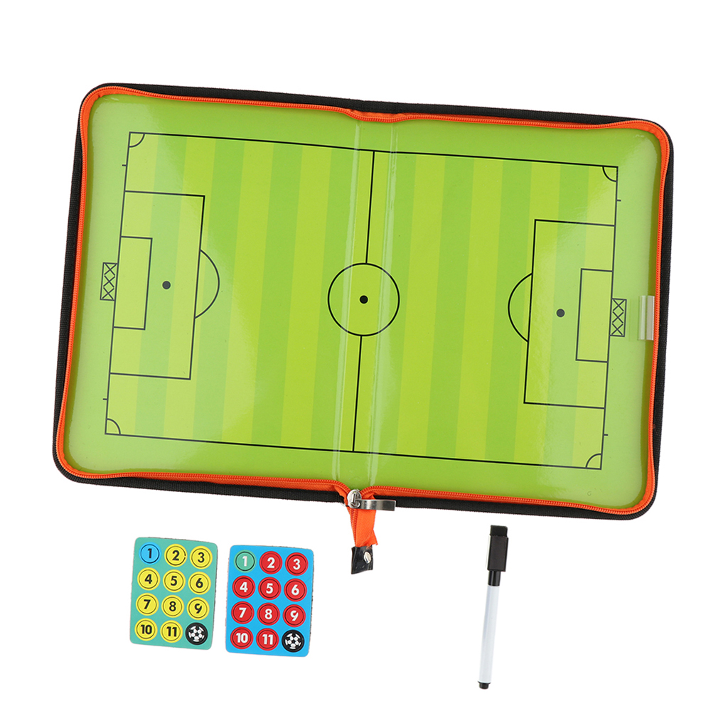 Soccer Coaching Board Strategy Tactics Clipboard Football Game Match Training Plan Accessories