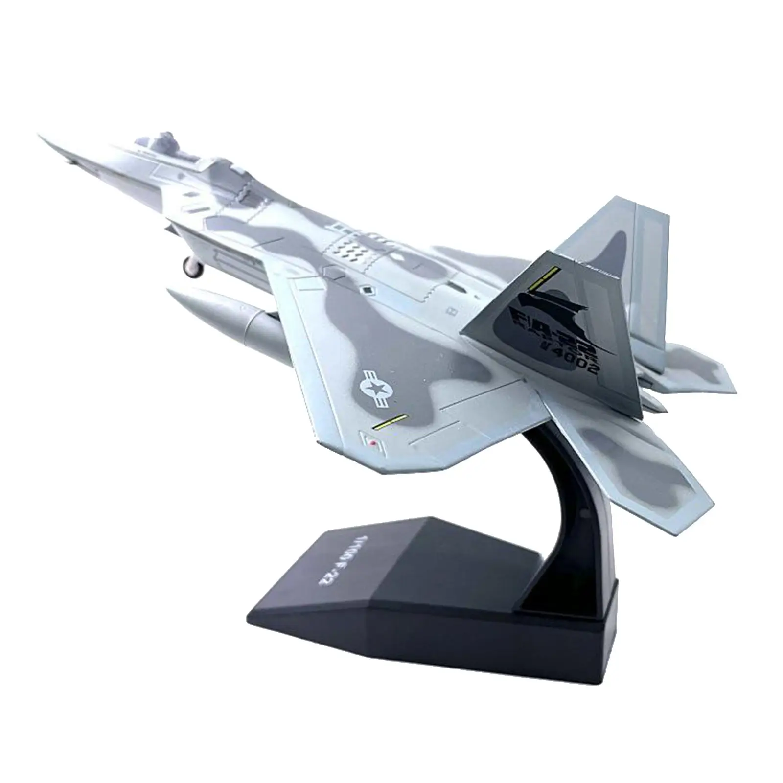 1/100 Scale Diecast Alloy F-22 Raptor Plane USA Airline Fighter Aircraft Model