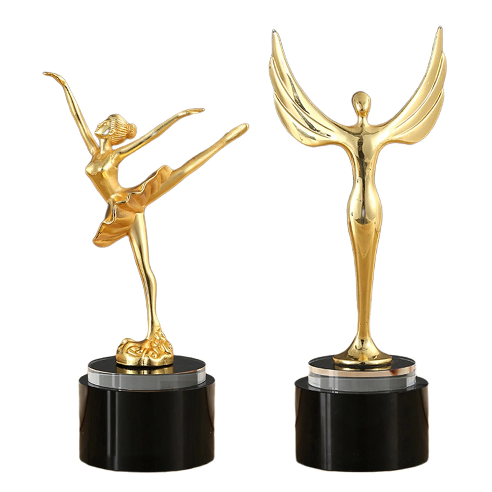 Trophy Awards Crystal Gold-Plated- Sport Competition Craft Souvenirs