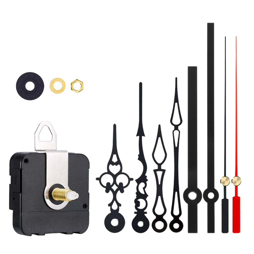 DIY Clock Motor Kit for Wall Clock Replacement Clockwork Parts Quartz Pointers