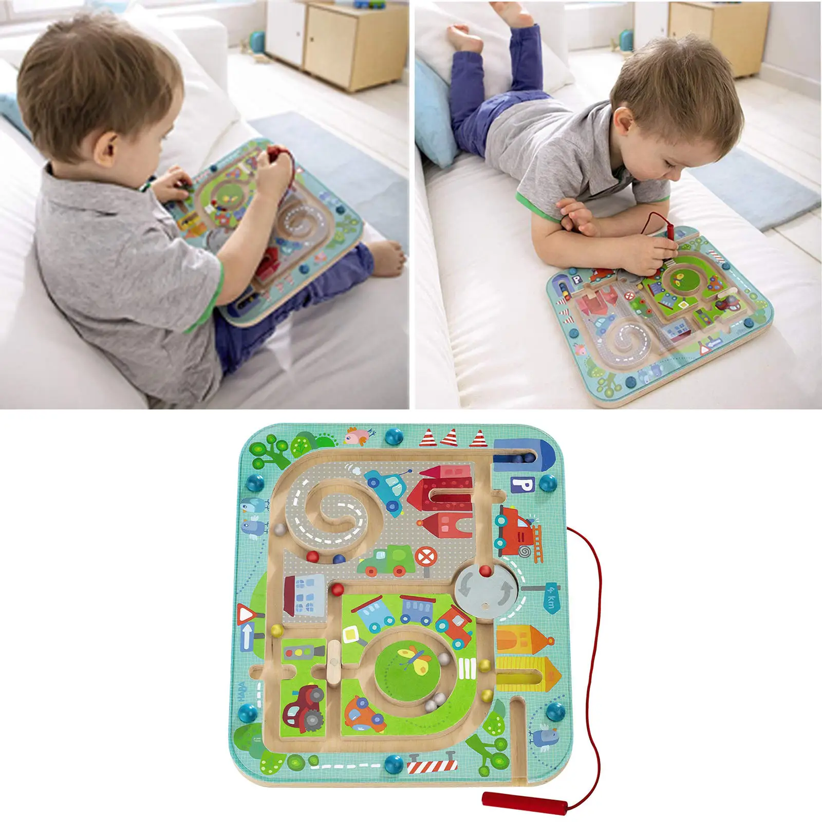 City Maze  Puzzle Game Stem Toy for Birthday Party Children Kids