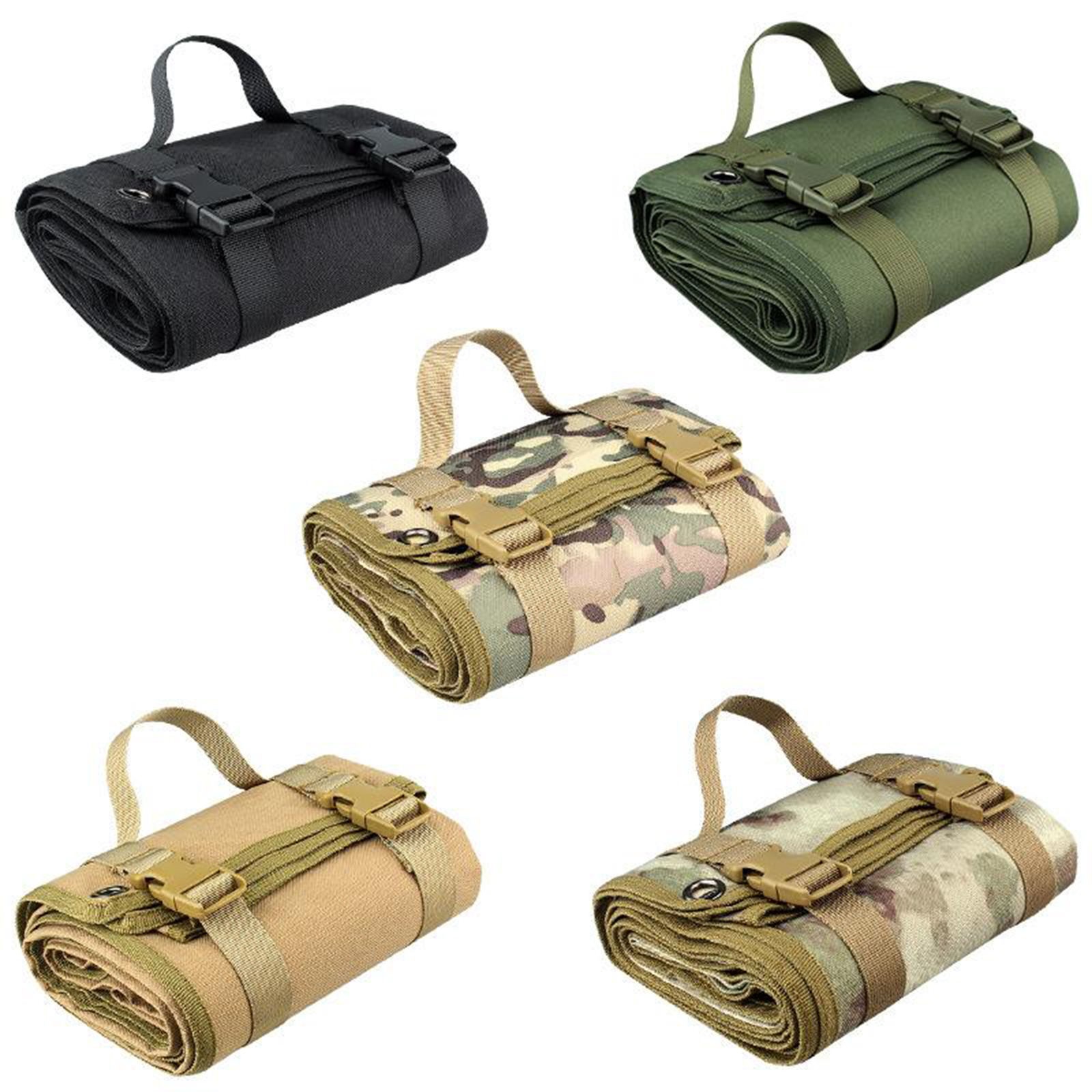 Portable Shooting Mat Roll Up Non Slip Outdoor Hunting Camping Mat Travelling Easy Carrying Portable Parts