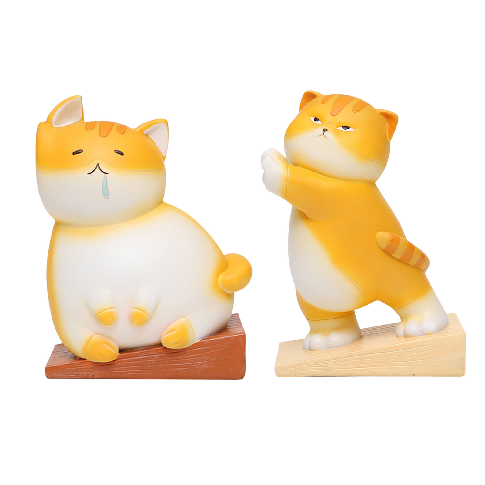 Cute Cat Door Stopper Wedge – Sturdy Door Stop, Floor Doorstop Ensures Tight Fit for Gaps up Home Office Hotel Supplies