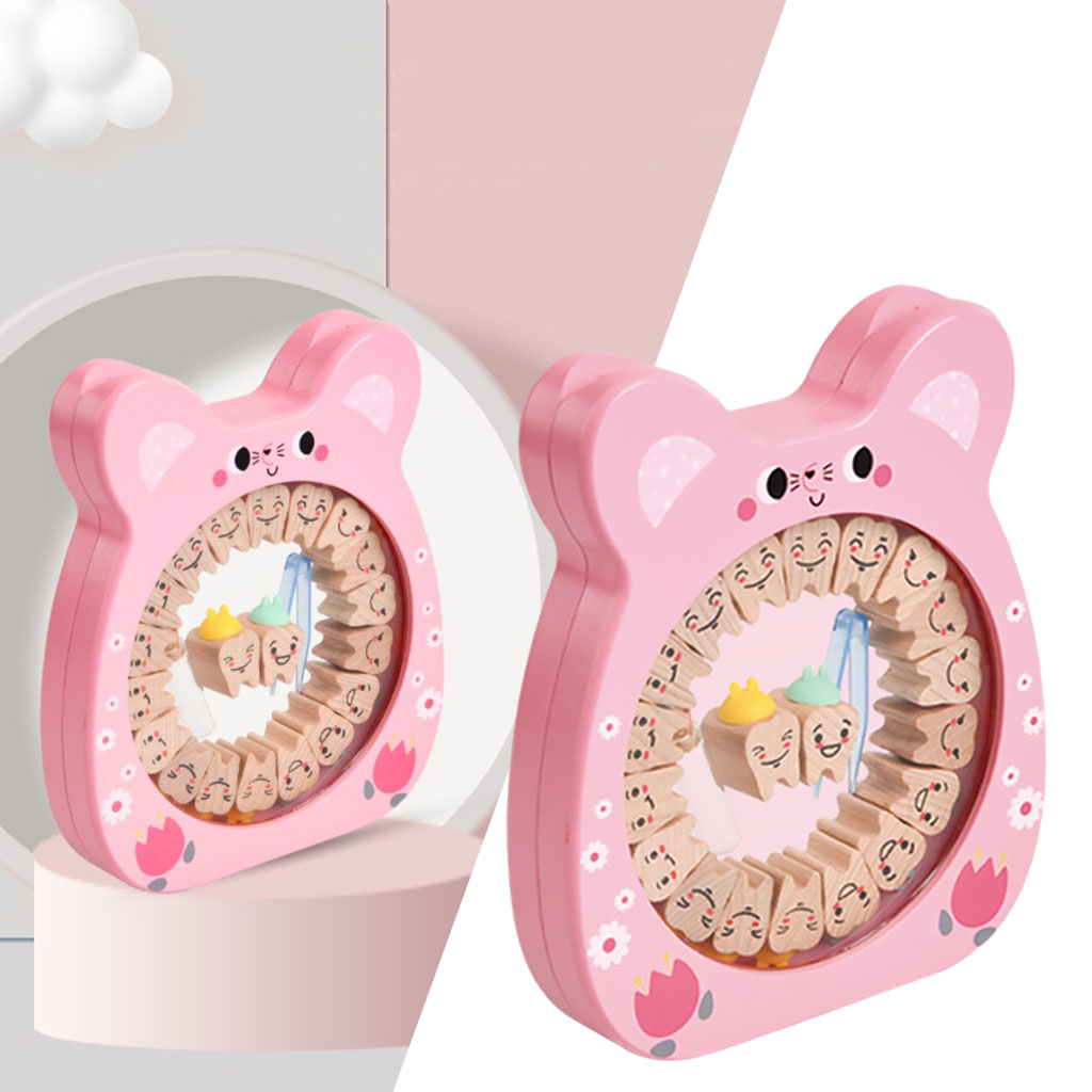 Baby Tooth Fairy Box Children Milk Teeth Boxes Contains Collection Collector Wooden Storage for Boy Girls Baby Children