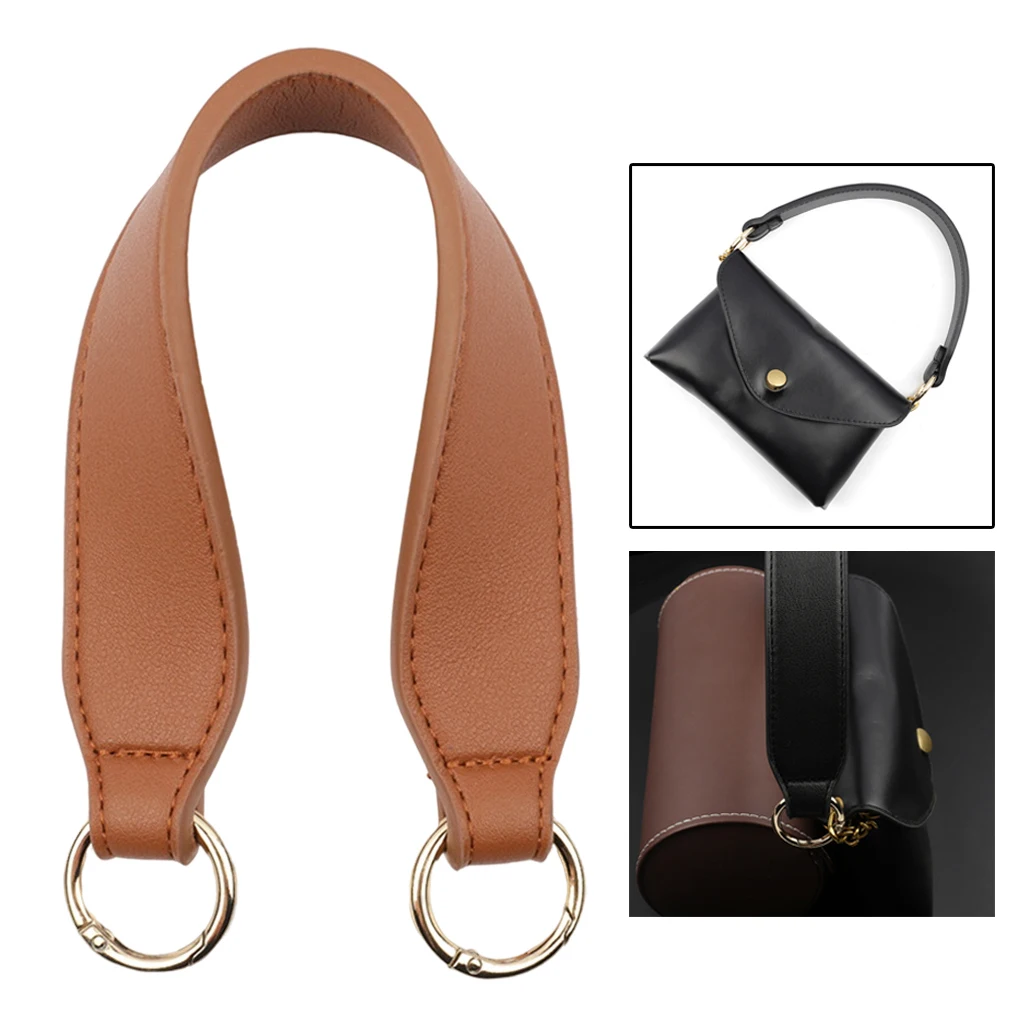 34cm Short PU Leather Handbag Purse Clutch Bag Straps Replacement Handle for Purse Making Bag Accessories