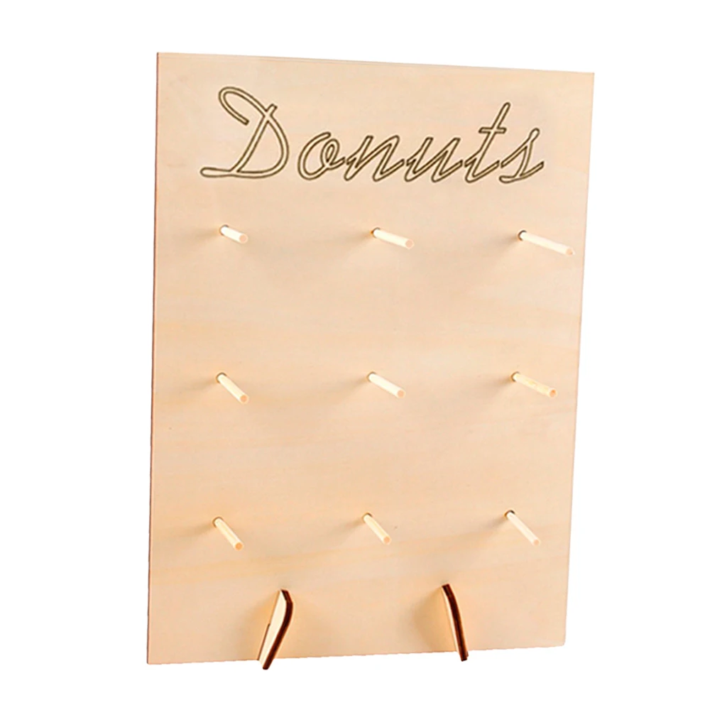 Donut Wall Plank Stand for Baby Showers Bridal Shower Weddings Birthday Party