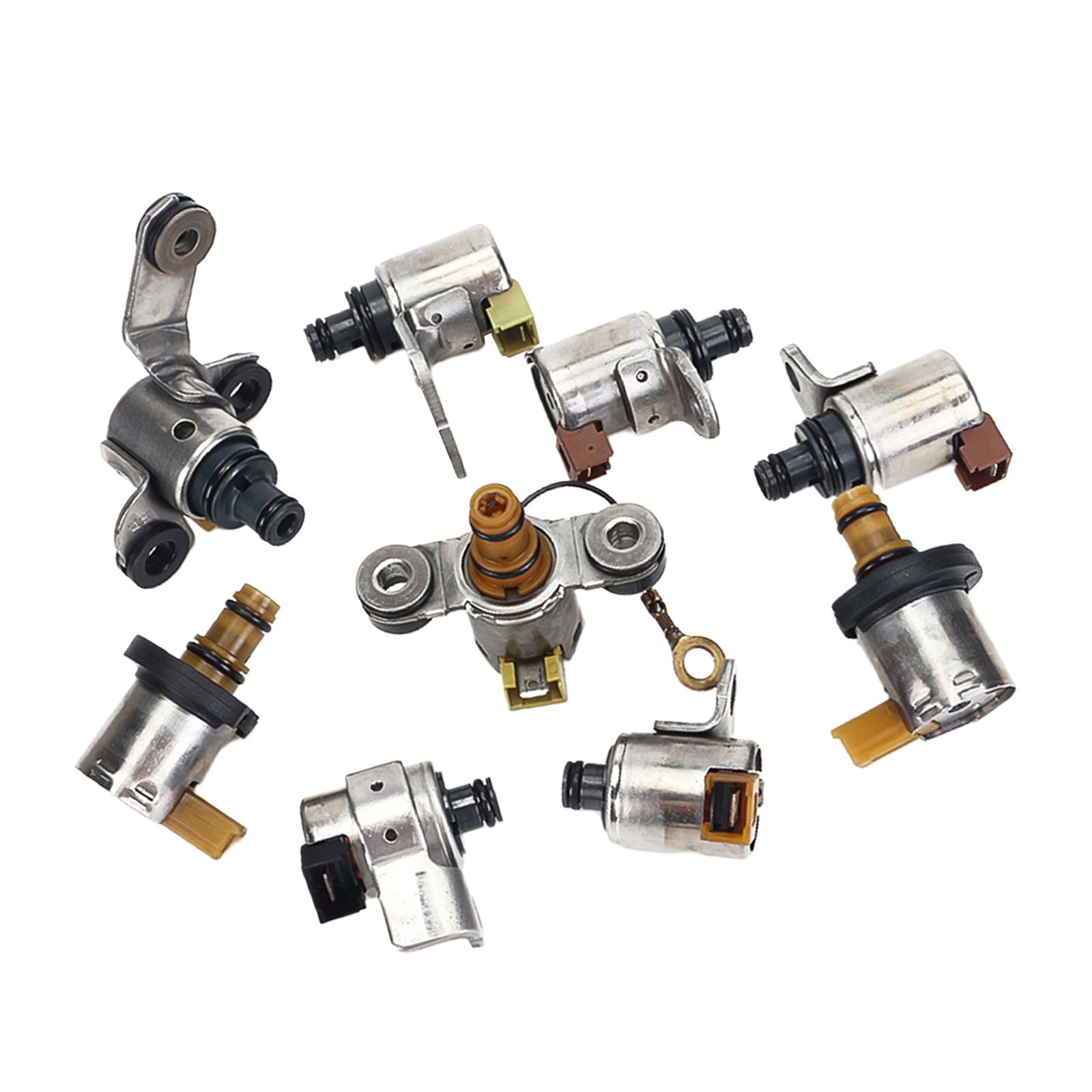 Set of 9 Aluminum Transmission Solenoid Set Fit for Ford Mazda 2.5L JF506E