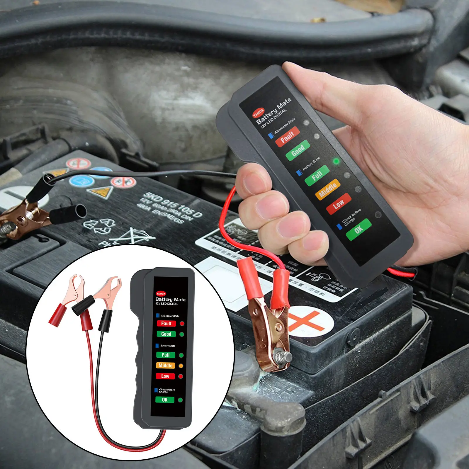 Accurate Oil Quality Battery Diagnostic Tools Pen Unil 12V Auto Brake Fluid Tester Car Battery Test Vehicle Automotive