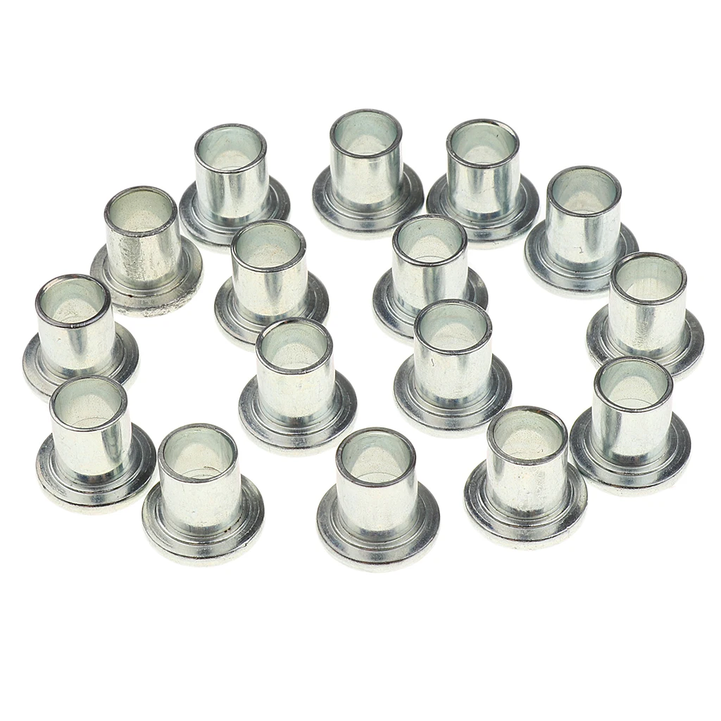 MagiDeal 16pcs Durable Iron Roller Skate Wheels Accessories Center Bearing Bushing Spacer for Longboard Parts Accessories