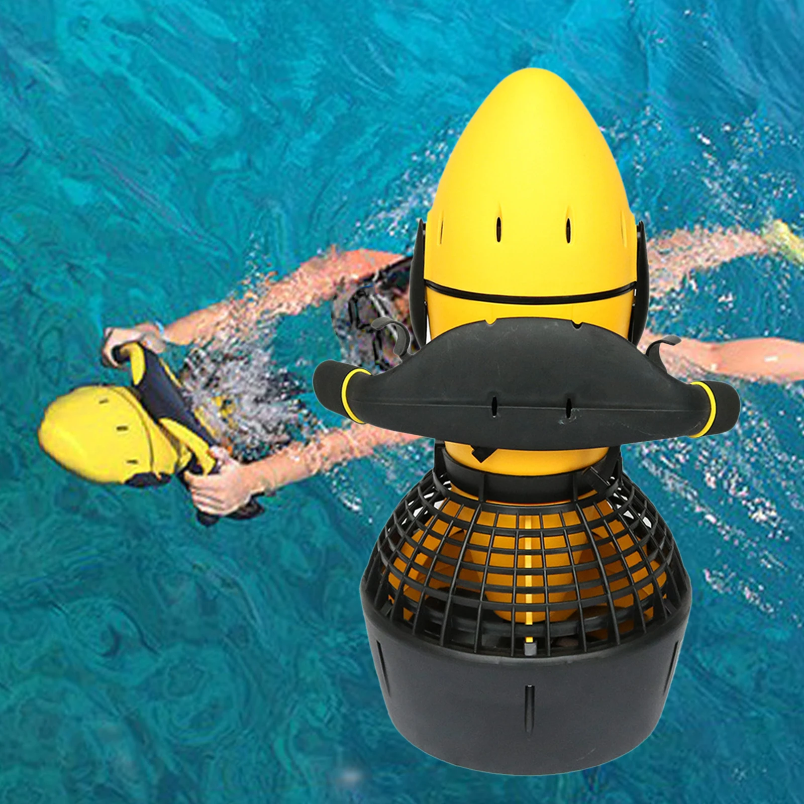 Waterproof 300W Electric Underwater Scooter Water Sea Propeller Diving Scuba Scooter Water Sports Equipment Waterproof 300W Electric Underwater Scooter Water Sea Propeller Diving Scuba Scooter Water Sports Equipment