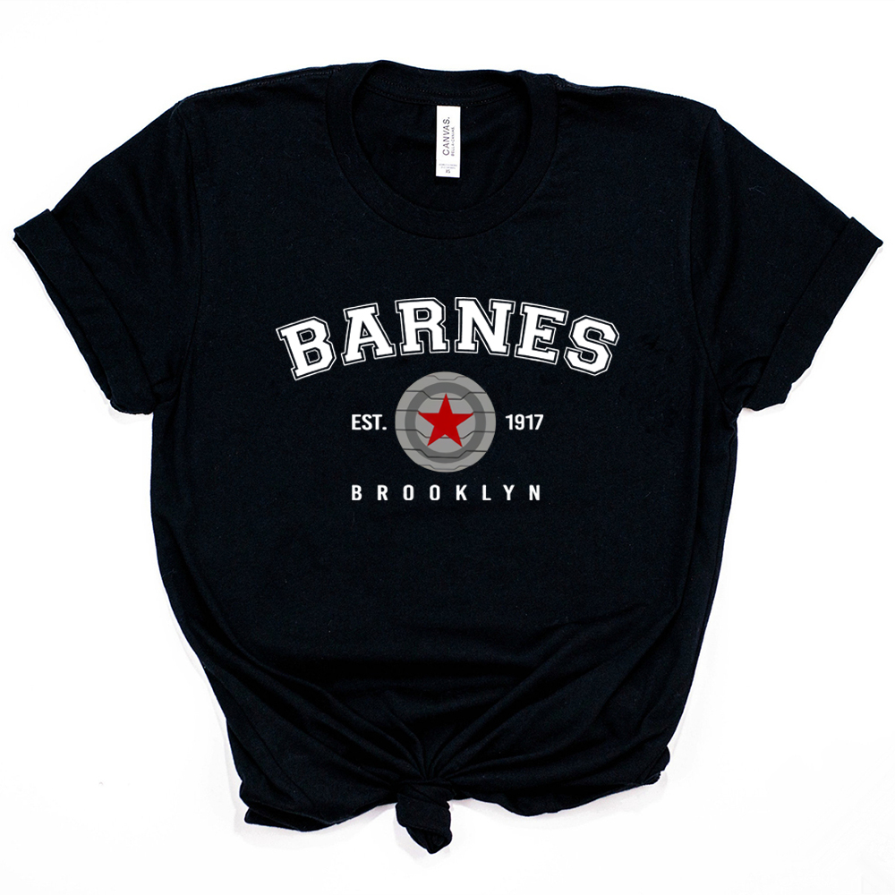 Barnes, Sebastian Stan, camiseta gráfica Harajuku, tops casuais, verão