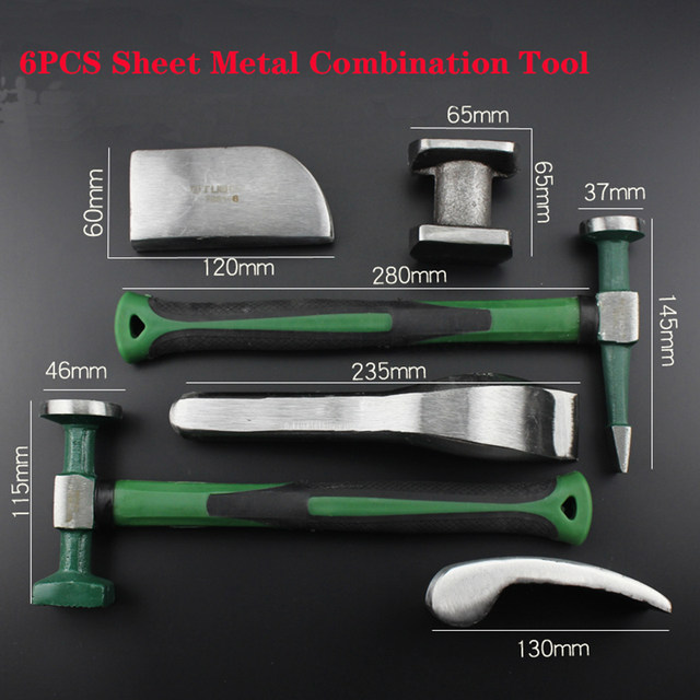 Set Sheet Metal Concave Repair Tools Auto Sheet Metal Hammer Set Flat Head  Sheet Metal Tool Horn Car Dent Repair Tool - Sheet Metal Tools Set -  AliExpress