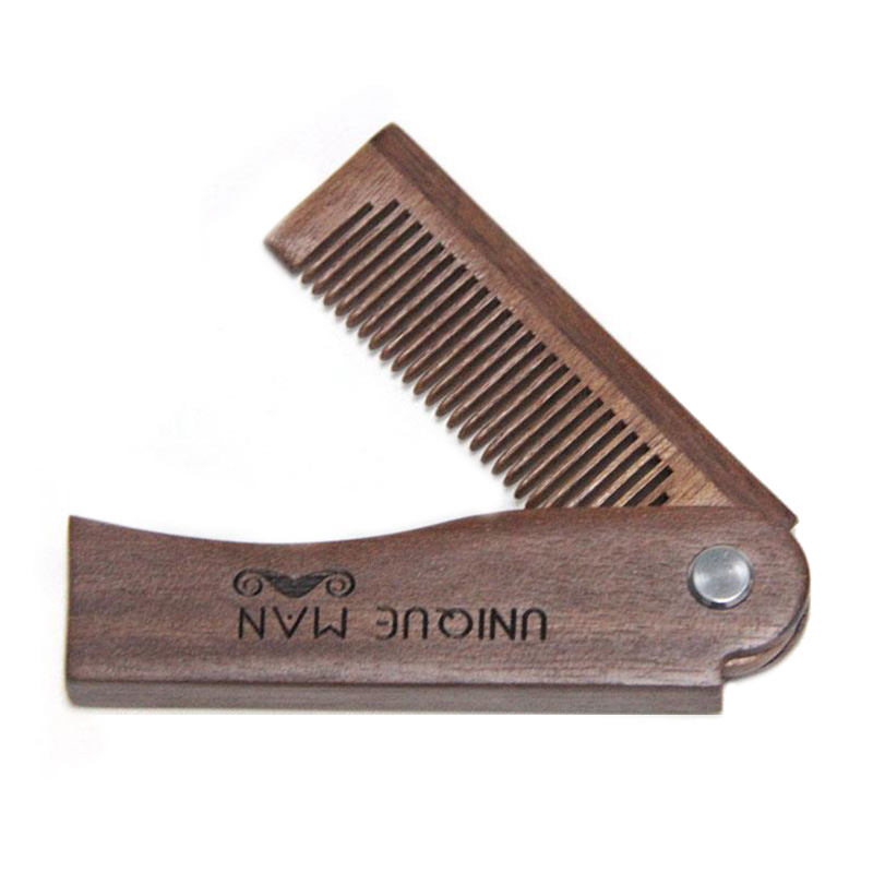 Best of Folding Wooden Beard Comb For Men Portable Waves Brush Natural Sandalwood Anti Static Beard Comb Mustache Shaping Hair Brush Men Reviews & Tips