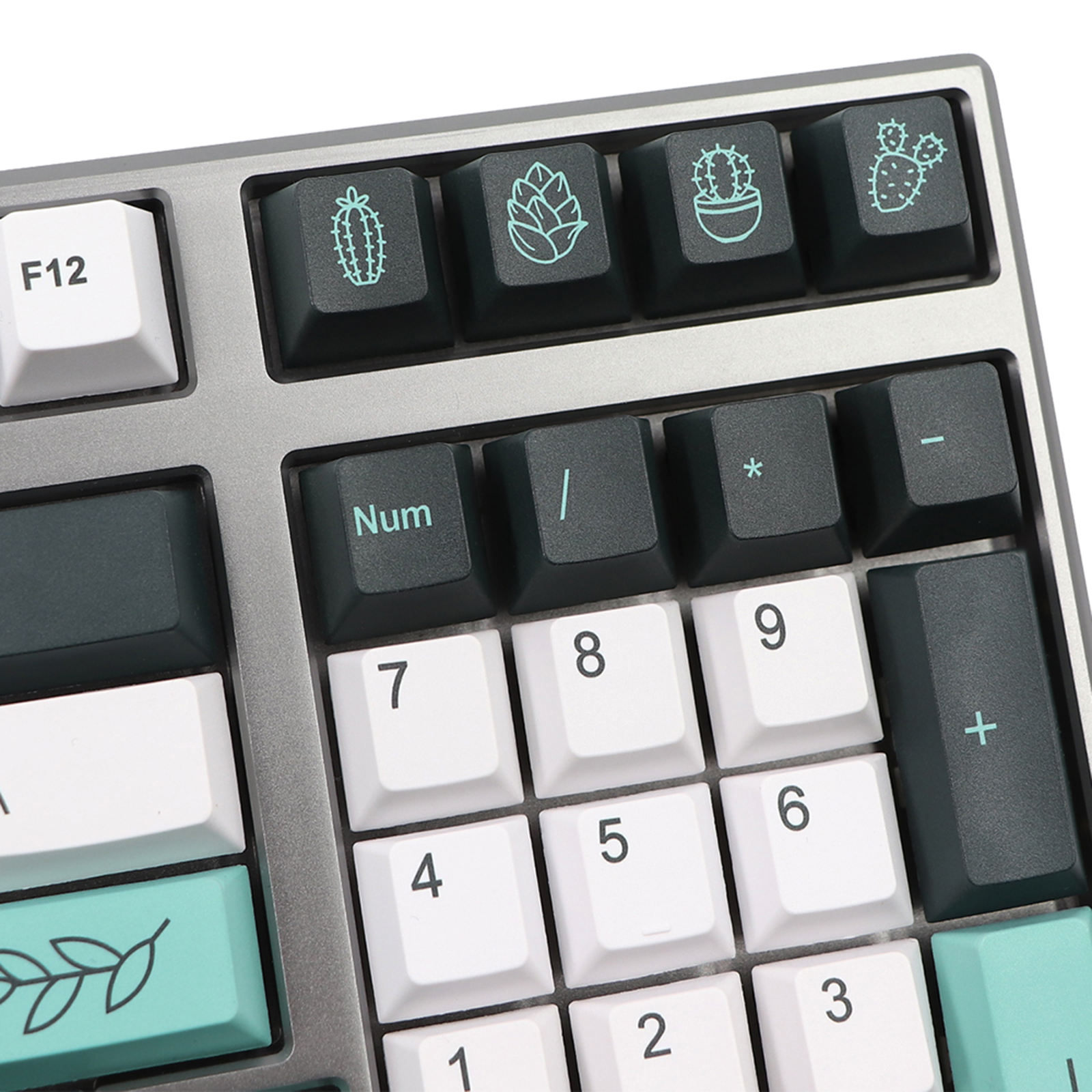 137-Key PBT Plastic Garden Theme Keycaps Keyset Double Shot Switches for Cherry MX 87 104 Keys Mechanical Keyboards Gaming