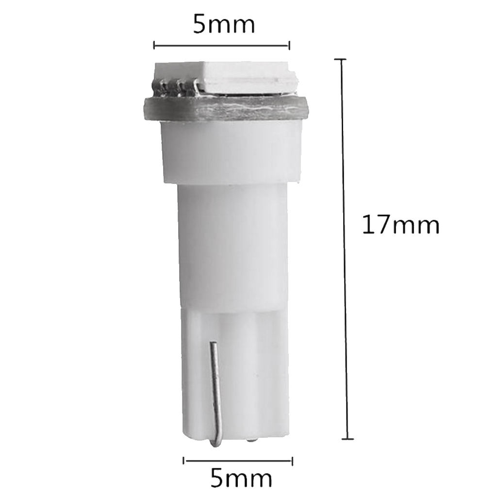 10pcs T5 5050 LED Car Interior /Meter/Reading Door Step Map Light Lamps