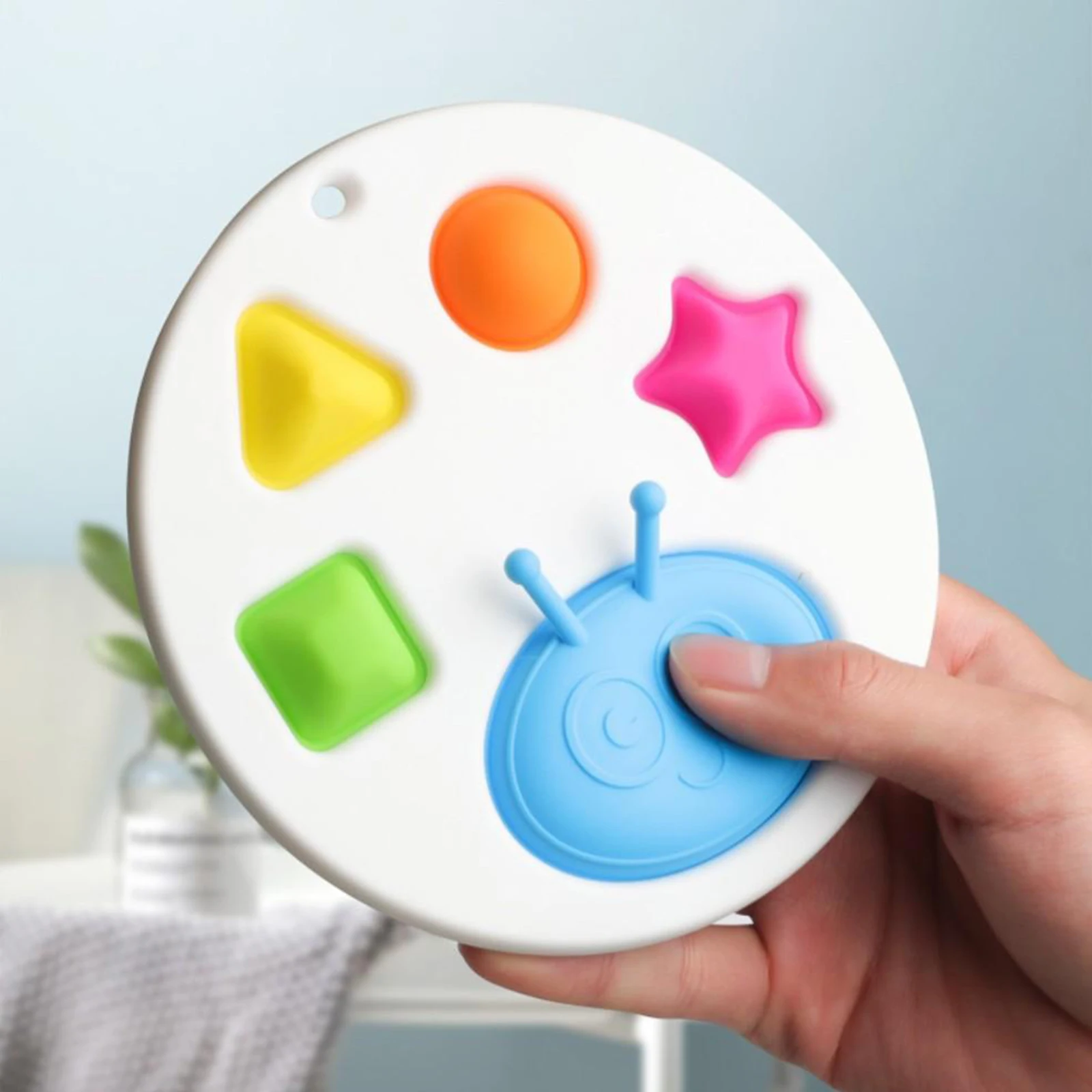 Round Sensory  Toy Silicone Baby Infant Educational Toy Ages 0-3 Years