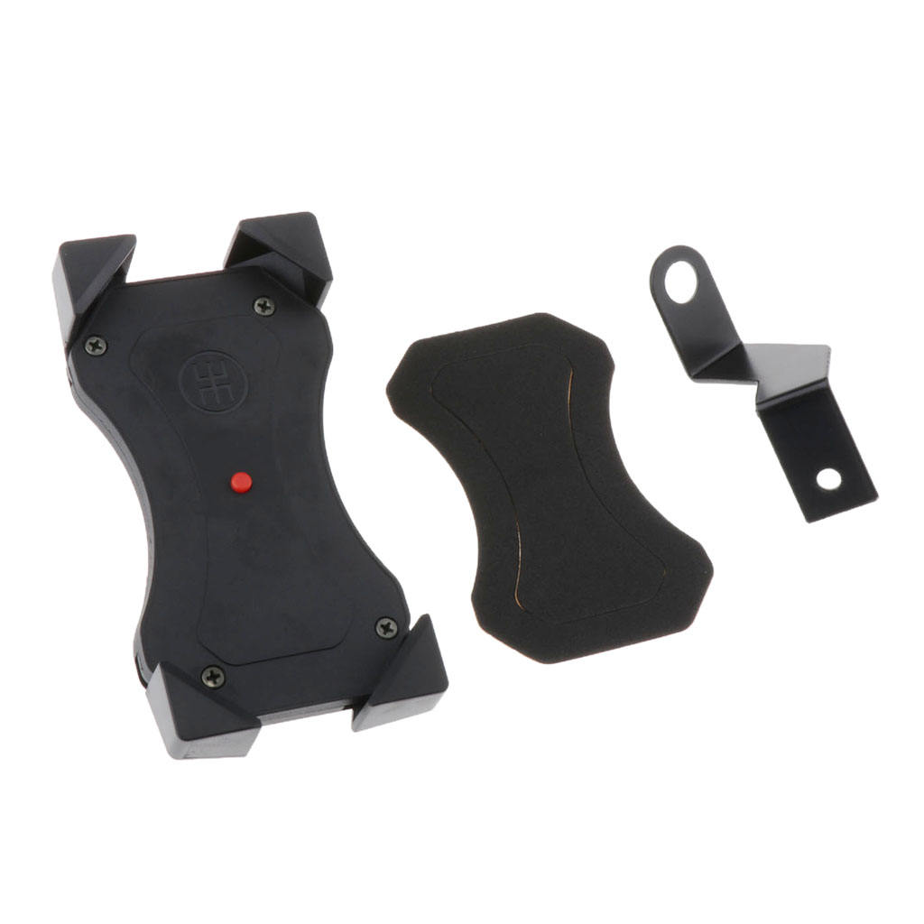 Motorbike Mobile Phone GPS Handlebar Bracket Mount Charging Holder Grip