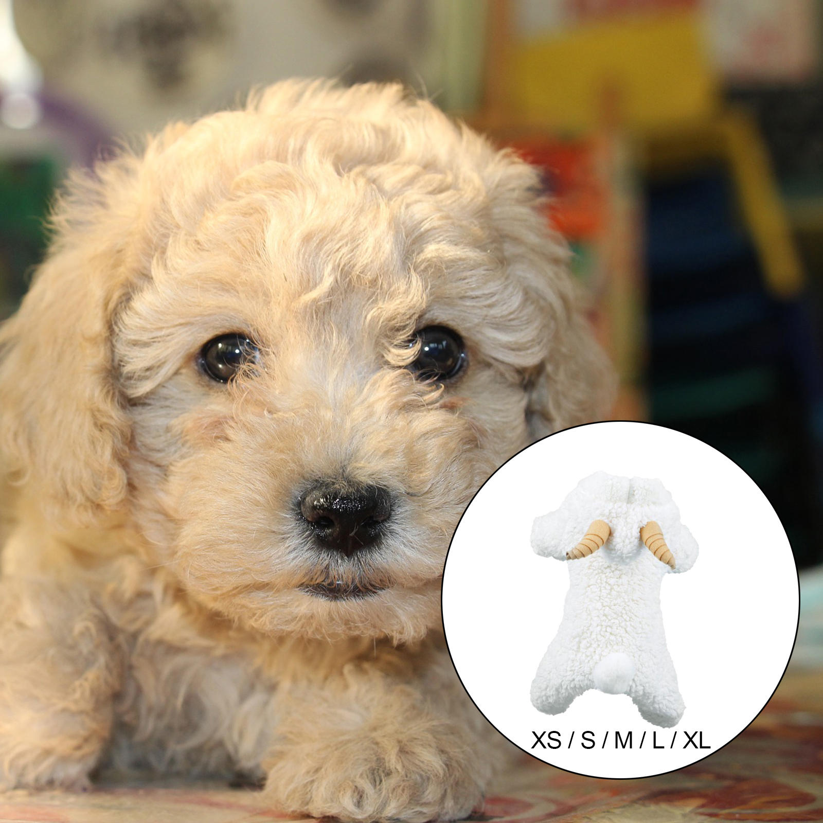 Dog Cat Costume Pet Comfortable Fancy Dog Clothes Dress Warm Winter Teddy Costume for Halloween Christmas Festival Party