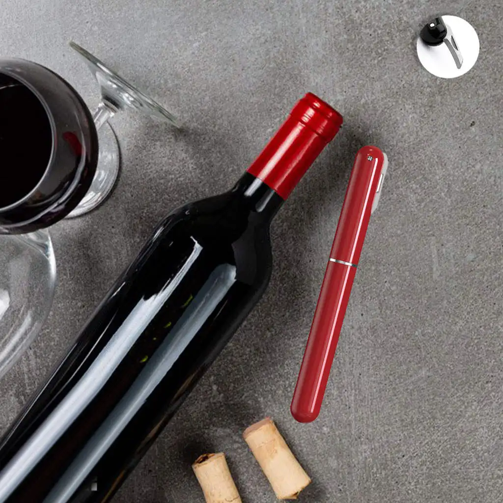 Air Pressure Pump Opener Modern with Foil Cutter Safe Stainless Steel Portable Tools Wine Accessories Cork Remover for Red Wine