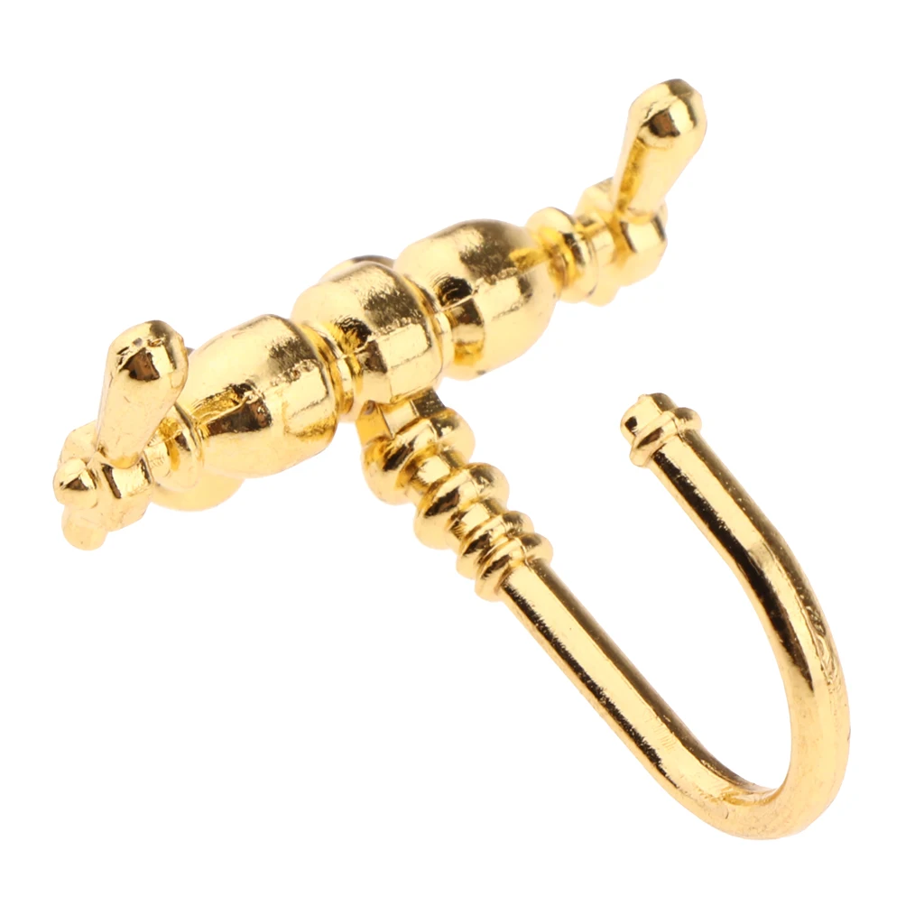 1/12 Dollhouse Miniature Golden Water Faucet Mixer Tap, for Bathroom Bathtub Kitchen Sink Decoration